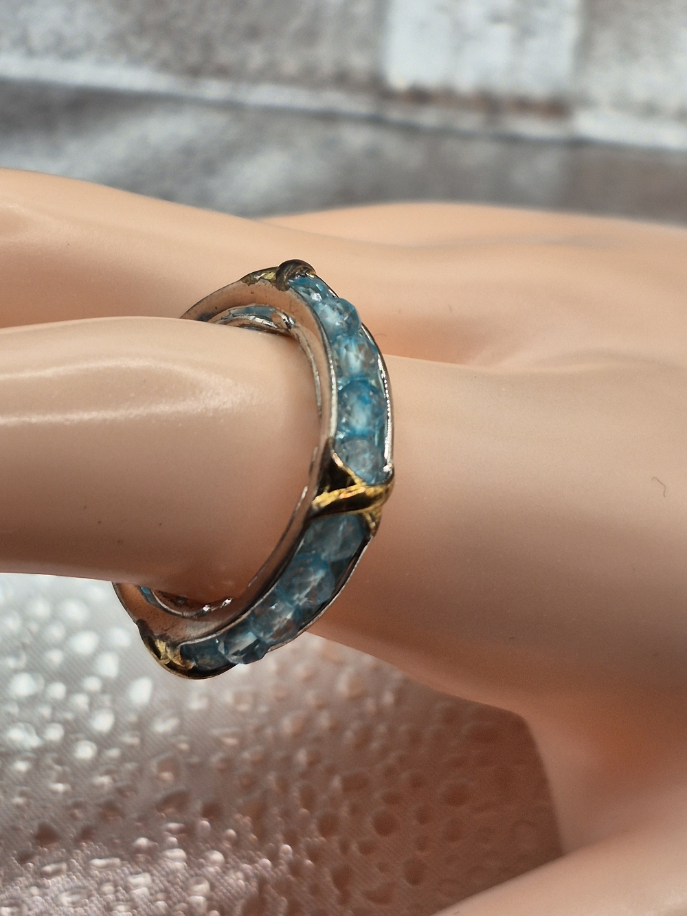 Blue Apatite xoxo Band